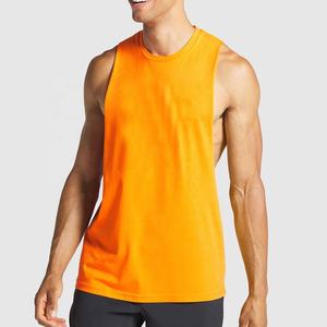 Camiseta sin mangas para gimnasio de hombre, talla grande, personalizada, transpirable, cómoda, para fitness, OEM, ODM, 100% algodón, estilo urbano, venta al por mayor - Product Image 1