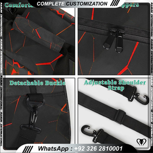 Bolsa de deporte para gimnasio, bolsa de viaje, correa de hombro ajustable, perfecta para fútbol, béisbol, baloncesto, hockey, fútbol - Product Image 4