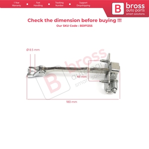 สายรัดจำกัดการเปิดประตูหน้า BDP1255 สำหรับ Trafic MK3 Talento Vivaro B NV300 Primastar 804300242R - Product Image 5