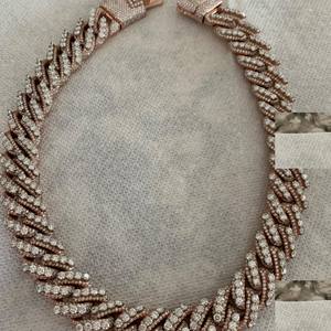 สร้อยข้อมือเพชรโมอิสโมอิสโมเสคโคคิวบาแท้20มม. กำไลข้อมือเคลือบเงินที่ได้รับการรับรองสำหรับทั้งชายและหญิง - Product Image 2