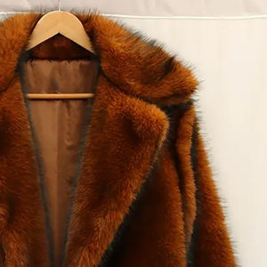 Manteau long en fausse fourrure à manches longues, décontracté, tendance, pour femmes, hiver, haute qualité - Product Image 5