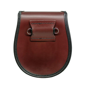 Nouveau kilt écossais en cuir personnalisé de différentes couleurs en gros tambour Sporran rampant Lion glands semi-robe basson Sporran sac - Product Image 5