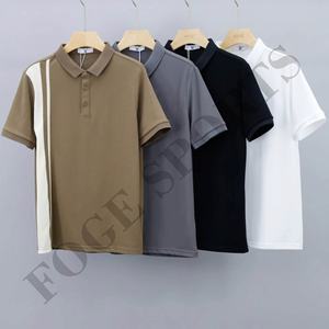 Wholesale Men's 2024 New Casual Anti-shrink Canvas Digital Printed Solid Long Sleeve Shirts and T-shirts Polyester/Cotton - Product Image 4
