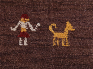 Tapis oriental abstrait Gabbeh lorri baft, tapis en laine noué à la main, longue durée de vie, pour salon, hôtels, bureaux, usage commercial - Product Image 2