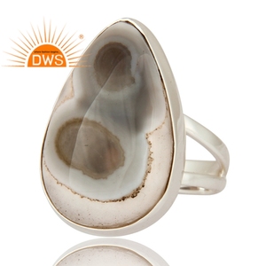 แหวนเงินแท้ประดับพลอยธรรมชาติทรงไอซ์เจมสโตน ดีไซน์เก๋ทันสมัย ขายดีที่สุด ของขวัญสำหรับผู้หญิง - Product Image 2