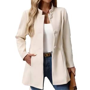 Abrigo Casual de Invierno para Mujer de Alta Calidad y Precio Accesible, con Capucha, Mezcla de Lana, Transpirable, Diseño Personalizado de Alta Costura, Cuello Alto - Product Image 6