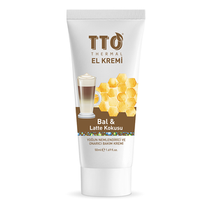 Crème pour les mains hydratante et nourrissante TTO avec parfum de miel et de latte, acide hyaluronique et beurre de karité 50 ml - Product Image 1