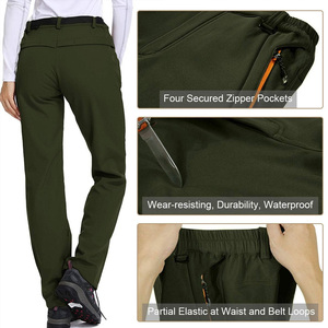 Pantalones de esquí para mujer con ajuste personalizado Fabricación OEM Logotipo de carcasa impermeable Marca y capa interna aislada - Product Image 4