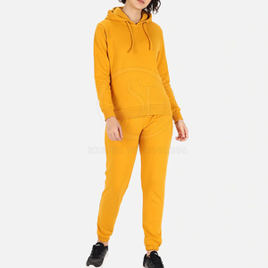 Survêtements décontractés pour femmes de couleur unie, surdimensionnés, avec des hauts longs, respirants, grande taille, caractéristiques d'hiver, nouvelle collection - Product Image 1