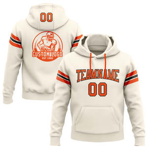 Sweat à capuche de football personnalisé unisexe, pull sportif avec logo imprimé sur le devant, design numéro 00, coupe classique, vêtement d'hiver en polaire respirant 100% - Product Image 5