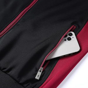 Ensemble de survêtement de haute qualité, sweat à capuche surdimensionné respirant en polaire épaisse pour l'hiver, pantalon de jogging ample à jambes larges et évasées - Product Image 3