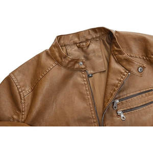 แจ็กเก็ตหนังแท้สำหรับผู้ชายเสื้อแจ็คเก็ตหนังแท้ดีไซน์แบบใส่ได้ทั้งชายและหญิงสินค้ามา2025 - Product Image 6