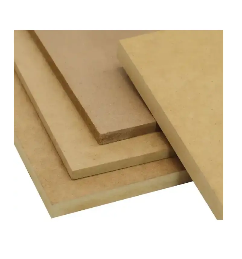 Fiberboards Pet Plastic Coating Finish Filmed Pvc Coated Mdf Panel High Gloss Pet Melamine Faced Board