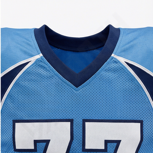 Camiseta de Fútbol Personalizable y Transpirable para Hombre, con Nombre y Número del Equipo, Tallas Grandes, Ropa Deportiva de Fútbol Americano - Product Image 3