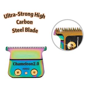 2 lames de rechange en acier au carbone compatibles DLC 2.0 pour tondeuses et coupe-cheveux My Store FX707C2 - Product Image 1