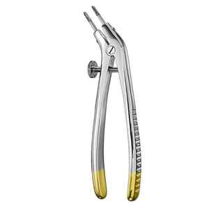 คีมถอดครอบฟันแบบยืดหดได้ ทำจากสแตนเลสเคลือบเพชร พร้อมแหนบพลาสติก สำหรับงานทันตกรรมจัดฟันมืออาชีพ - Product Image 4