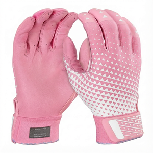 Gants de frappe de baseball de haute qualité, prix de gros personnalisé, excellente protection, sensation naturelle, gants de frappe de softball élégants - Product Image 1