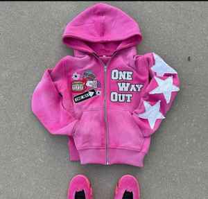 400ชุดวอร์มแนววินเทจสำหรับผู้ชายชุดวอร์มแนววินเทจผ้าพลุแอซิดกรดชุดวอร์มกางเกงและชุดมีฮู้ดสำหรับผู้ชาย - Product Image 3