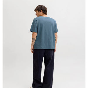 High Quality 100% Cotton Unisex Custom Men's T-Shirts Adult Streetwear <b>Blank</b> Print Logo Classic Unisex Drop Shoulder Casual - Product Image 2