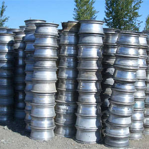 Vente en gros usine de ferraille de roues en alliage d'aluminium blanc argenté de qualité supérieure 99,9% grade 6063 à prix abordable - Product Image 1