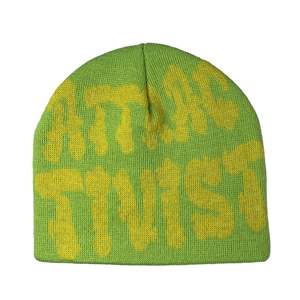 หมวกบีนนี่ถักสำหรับฤดูหนาวพิมพ์ลายทั้งหมดพร้อมหมวกปักโลโก้ผ้าแจ็คการ์ดแบบออกแบบได้ตามต้องการ - Product Image 6