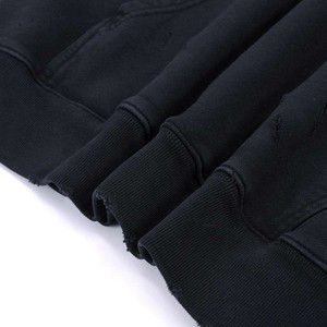 Sweat à capuche pull-over 100% coton pour hommes 420gsm sweat à capuche surdimensionné à épaules tombantes sweats à capuche personnalisés - Product Image 5
