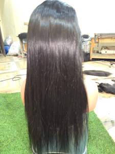 Extensiones de Cabello Humano Negro Liso Sedoso 100% Virgen Indio de Calidad Premium al por Mayor, Cutícula Alineada, Doble Trama a Máquina - Product Image 6