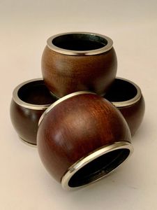 Accessoire de table personnalisé de luxe pour mariage et fête de Noël Porte-ronds en bois Anneau de serviette en papier Accessoires de cuisine spéciaux - Product Image 2