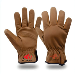 S Guantes de soldadura de cuero ignífugos antiimpacto Guantes DE SEGURIDAD duraderos transpirables antiquímicos de 12 oz 12 pulgadas para Protección Laboral - Product Image 1