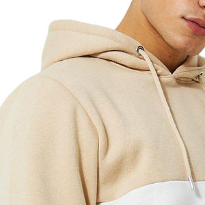 Eco-Friendly Color-Block Mens Tracksuit Heavyweight French Terry <b>Fleece</b> <b>Hoodie</b> Jogger Set Sustainable Streetwear Tracksuit - Product Image 3