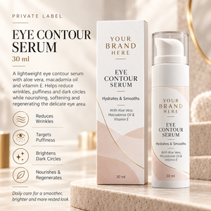 프라이빗 라벨 아이 컨투어 세럼 30ml |   안티에이징 다크서클 및 부기 완화 |   OEM 제조업체 스페인 - Product Image 2