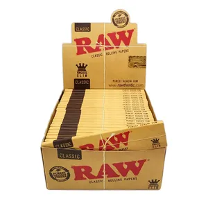 กระดาษมวนบุหรี่ RAW Classic King Size Slim แบบกล่องเต็ม บรรจุ 50 แพ็ค - Product Image 1