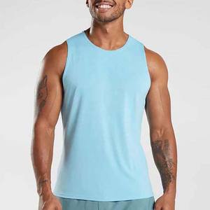 Custom Design Sublimation Breathable Eco-Friendly Quick Drying <b>Stretch</b> Fabric Sleeveless Fitness Sports Running Casual Tank Top - Product Image 4