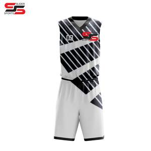 Vêtements de sport Ensembles d'uniformes de basket-ball personnalisés Vente en gros Service OEM Uniformes de basket-ball à vendre - Product Image 3