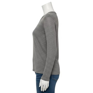 Tops de Punto Ligeros y Transpirables para Mujer, Tela Suave y Elástica, Ajuste Cómodo, Ropa Casual de Verano para Uso Diario, Camisa para Mujer - Product Image 2