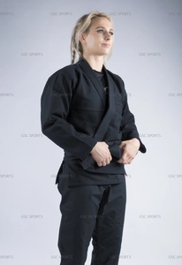 Uniforme jiu jitsu brésilien personnalisé pour femmes, haute qualité, avec conception de motifs et patchs personnalisés - Product Image 2