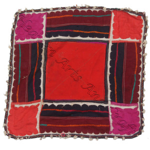 Parche de Algodón Bohemio Banjara, Parche Bordado Tradicional Indio con Espejo, Parche de Algodón Vintage, Parche de Bordado Kutch - Product Image 2