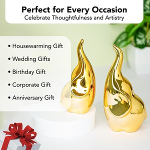 Muestra decorativa de jirafa plateada, centro de mesa pequeño para el hogar, oficina, evento, regalo, exhibición, figurita de Animal - Product Image 4