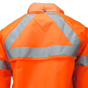 Chaqueta de Invierno con Capucha de Alta Visibilidad Reflectante para Trabajo de Seguridad, Unisex, para Exteriores, con Logotipo Frontal, para Trabajos de Construcción - Product Image 3