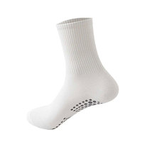 Chaussettes de yoga Pilates antidérapantes en coton de haute qualité pour femme, chaussettes de sport