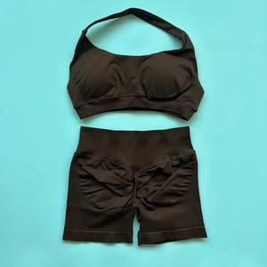 Premium personalizar diseño Casual chándal transpirable entrenamiento mujeres 2 piezas Conjunto elegante al por mayor gimnasio Yoga conjunto - Product Image 6