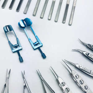 High Quality Stainless Steel Strabismus Ophthalmic <b>Eye</b> Micro Surgery Instrument Set Manual Power Source - Product Image 2