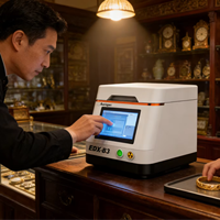 Machine de test XRF de table Aurispec EDX-B3 haute performance pour l'or, l'argent et le platine, certifiée CE, détecteur Si-Pin US, écran couleur 10,1 pouces