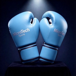 Gants d'entraînement de boxe MicroTech Sports en cuir synthétique durable pour la salle de sport, le sparring, la remise en forme et l'entraînement - Product Image 4