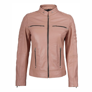 Colección de invierno Warm Up Pure Leather Staff Jacket Chaquetas de mujer de cuero genuino hechas a medida de moda - Product Image 4