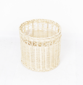 Juego de Cestas de Flores de Ratán Artesanales para Proyectos Decorativos - Product Image 1