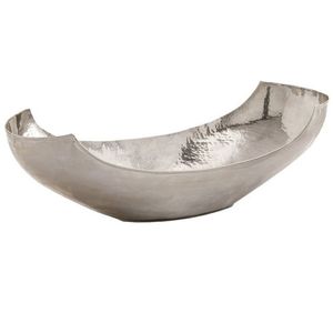 Ensemble de bols à fruits en nickel antique, luxe, grand et petit, en métal poli, aluminium, passe au lave-vaisselle, écologique, durable, fait main - Product Image 1