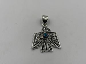 Colgante turquesa de joyería bohemia de Plata de Ley 925 con diseño de varias piedras para bodas y regalos de mujer - Product Image 3