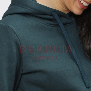 Sweat-shirts à capuche brodés personnalisés pour femmes, coupe oversize, manches longues, avec logo frontal, style décontracté, vente chaude pour l'hiver, faible MOQ - Product Image 6