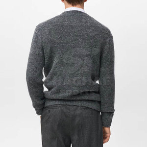 Men Cardigan Soft Fabric Lightweight Warm Daily Outfit Comfortable Fit Men Cardigan Simple Casual Outfit - Product Image 2